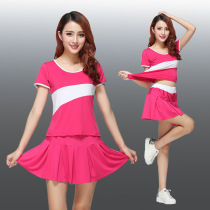 Dance clothes ladiescheerleaders Athletic Fitness Jumping in short skirts square dance costumes new suits 2018 Summer