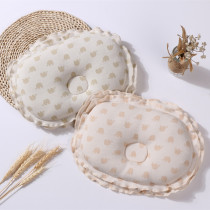 Newborn baby pillow correction anti-bias head colored cotton newborn baby styling pillow cotton memory pillow 0-1-3 years old