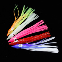 Colored octopus 9 5 16 18 30cm multi-size luminous trolling Road sub-soft bait squid fake bait bionic bait