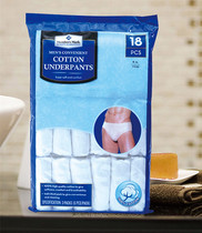 Members Mark member superior mens convenient cotton panties 6*3 bags comfortable soft and breathable