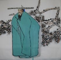 (Grand Jadang Gallery) Hand-painted imitation Yuan Wu Peoples painting calligraphy calligraphy and calligraphy and painting of the living room Illustrator painting 25