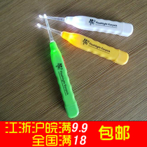 Cartoon glowing ear spoon childrens ear digging spoon with light soft head ear spoon with light soft head ear spoon with 3 replaceable heads