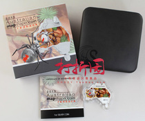 The eighth in the 2015 Australian Exotic Map Coin Series. Spider 1 ounce colored refined silver coin