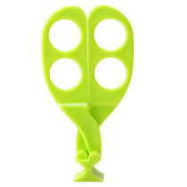  Baby elephant colorful baby food scissors Baby supplementary food scissors Food scissors grinding tool Childrens supplementary food device