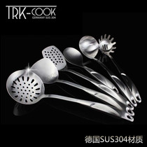 German TRK304 stainless steel spatula stir-fry spatula spoon fried spatula colander fence noodle spoon (single)