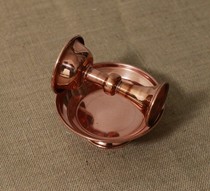 Special Tibetan Buddhism practice equipment supplies Protector Cup copper red copper smooth bright small size 12cm