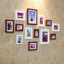 Mies Yaju small wall Life photo solid wood photo wall Photo frame wall Fashion creative combination