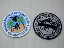 U.S. Department of Homeland Security Immigration and Customs ICE Miami MIAMI Division SRT Armband Badge