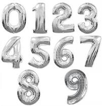 Silver aluminum film digital balloon wholesale Birthday 100-day party Wedding room wedding celebration Wedding banquet decoration