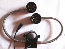 32mm inner diameter microscope special LED side lamp white light double branch snake pipe lamp ring lamp light source universal lamp