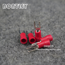 Cold pressed terminal 1000 only package fork U-shaped insulated end connector wire head SV1 25-3 5S thick 0 5