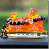 Car ornaments Jade Buddha Maitreya Buddha car beads decorations car perfume seat safe ornaments