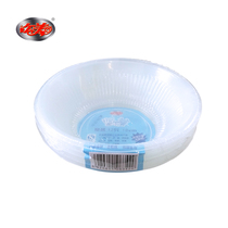 Jirmei 18CM Bowl 12 disposable lunch boxes fast food round transparent packing box special guarantee