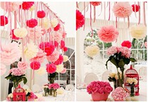 Childrens Day Paper Flower Ball Peony Flower Ball Festival Daily necessities wedding window decoration outdoor activities stage decoration