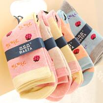 Special Price Cute Ladybug Autumn Winter Thickened Cotton Socks Lady Woolen Socks Socks Midcylinder Short Socks Warm Socks