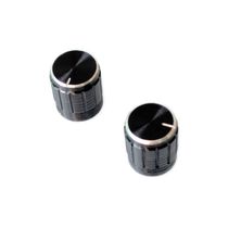10Pcs 14*17 Volume Control Rotary Knobs Black For 6mm Dia  K