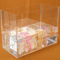 Custom plexiglass acrylic fish tank Transparent spider tank Turtle tank fish tank filter box Pet box