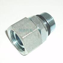 British pipe threaded rubber gasket sealing column end oil pipe joint hydraulic joint 2BD-12-30WD