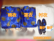  Death clothes Shroud old clothes (cotton clothes blouses shirts one pair of shoes and socks each) Mens models