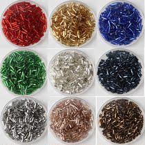 Spiral Tube Beads Diy Ornament Accessories Clothing Accessories 10 gr About 300 Poured Silver Pipe Beads 2mm * 6 5mm