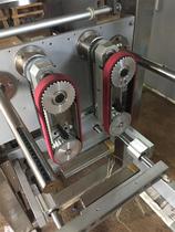 Horizontal packaging machine T10-560 drawing die timing belt integrated vulcanized 6mm red rubber belt 56 teeth 17 and 25 wide