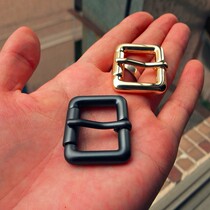 Roller belt buckle head waist buckle 25mm gold-plated gun color wheel belt buckle buckle pin pin female Belt Buckle Head