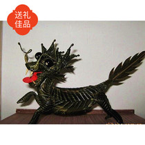 Woven animal unicorn folk straw animal handicraft ornaments Changsha characteristic handicrafts non-heritage DIY