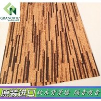 European original Imported Cork Wall Panels Living-room TV Wall Paper Background Wall video Room Soft plank Prague