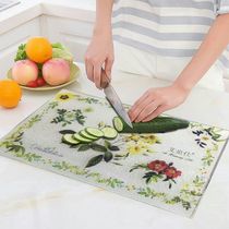 Sale activities gifts South Korea nano silver antibacterial cutting board household tempered glass cutting board sales gifts