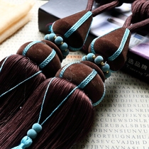 Curtain hanging ball European strap tie tie tie curtain adhesive hook wall hook tassel strap rope accessories decoration