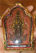 (this first Buddha) ancient lineage of the ancient lineage of the sacred objects The great tragedy eleven faces Guanyin Bodhisattva handmade pure gold gagu