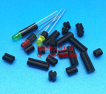 LED double pit cushion column LED isolation spacer column Diode lamp post Black double slot cushion height column F4*23