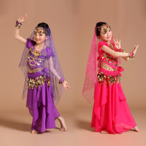  Childrens 61 performance clothing belly dance girls performance clothing childrens Indian dance performance clothing new 2019