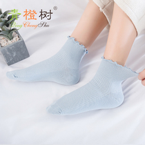 Yuezi socks Spring and Autumn October after maternity and maternity summer loose pregnant womens socks sweat-absorbing socks cotton breathable autumn maternal socks