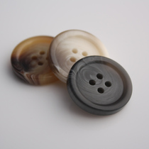 Coat Premium Button Unisex Suit Button Resin Patterned Coat Wool Trench Coat Twist Button