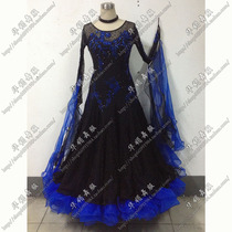  Huamei new national standard waltz tango big swing skirt modern friendship foxtrot performance competition dance suit custom