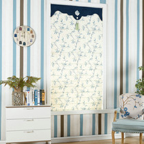 South Spring Roman curtain roller curtain curtain blackout living room bedroom study lifting partition door and window Leaf Romance