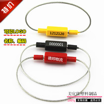 Container blocking container truck oil tanker lead seal Bolt type steel wire seal disposable logistics transportation seal