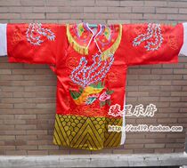 Buddhist supplies Bodhisattva Buddha statue Golden silk Phoenix robe clothes Temple Buddha Hall wish Lady God robe Buddha robe Red