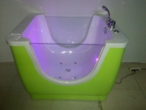 Double-sided transparent baby pool Acrylic baby pool can be added with colored lights surf bubble hardware