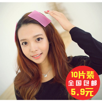 10 pieces of hair accessories headdress Korea post bangs stickers seamless magic stickers sticky hair broken hair stickers