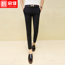 Summer pants men Korean fashion suit pants Joker ankle-length pants men slim feet spring and autumn casual pants trousers