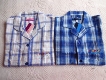 Day single boy cotton bubble cloth short-sleeved home clothes pajamas single-piece top