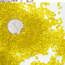Colored yellow glass sand Glass beaded fish tank bottom sand aquarium bottom sand flower pot decoration 1 catties