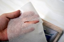 Wing mercerless invisible silk mask paper lengthened 10 pieces of ultra-thin breathable single buy 5 packs