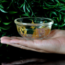 Gold ba jixiang Crystal for a Crystal gong shui bei and the wangkor bowl Holy Cup sadness Cup
