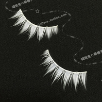 Custom anime COSPLAY colorful White false eyelashes transparent stem arms Queen S12 White