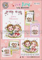 Cross stitch electronic figure redraw source file-SODA SO-4153 love flowers