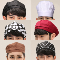 Hotel work hat chef hat coffee bar Western restaurant forward hat beret hat men and women Korean chef hat