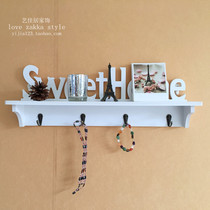 ZAKKA Crown Wood Plastic Board White key door rear creative adhesive hook coat rack decorative adhesive hook special price
